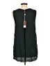 XCVI 100% Rayon Black Sleeveless Blouse Size L - photo 2