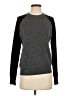 Theory 100% Cashmere Color Block Gray Cashmere Pullover Sweater Size S - photo 1