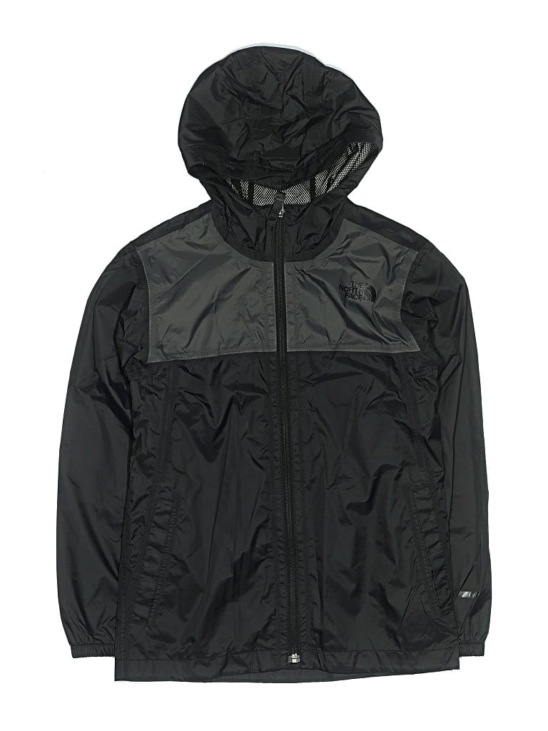 Pre-owned The North Face Kids' Windbreaker Jacket In Black