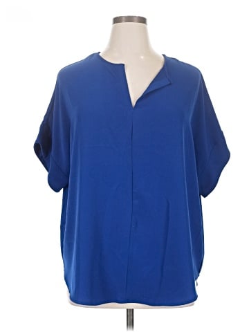 Zenana Premium Short Sleeve Blouse (view 1)