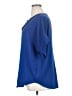 Zenana Premium Blue Short Sleeve Blouse Size XL - photo 5