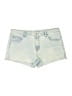 No Boundaries Blue Denim Shorts Size 20 - photo 1