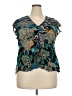 Rouge Teal Sleeveless Blouse Size 3X - photo 1