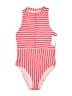 Splendid Stripes Pink One Piece Swimsuit Size M - photo 1