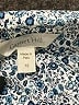 Garnet Hill Paisley Blue Long Sleeve Button-Down Shirt Size 12 - photo 7