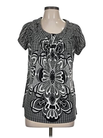 Style&Co Short Sleeve Blouse (view 1)