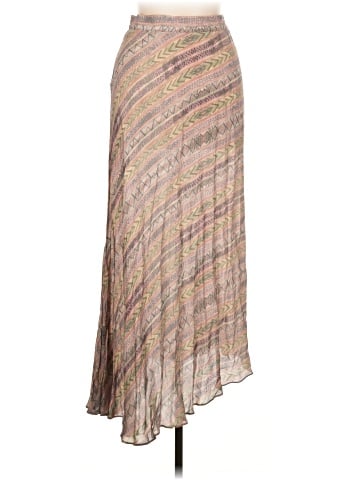 Tucker Silk Skirt (view 1)