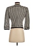 Olivia Moon Houndstooth Ivory White Blazer Size 2 - photo 2
