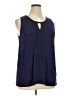 Cable & Gauge Blue Sleeveless Blouse Size XL - photo 1