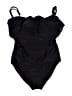 Kona Sol Hearts Black One Piece Swimsuit Size L - photo 1