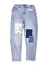 Free Assembly Color Block Blue Jeans Size 8 - photo 1