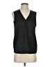 J Brand 100% Polyester Black Sleeveless Blouse Size S - photo 1