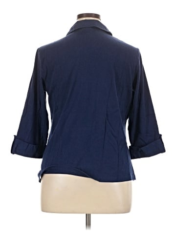 Karen Scott 3/4 Sleeve Button-Down Shirt (view 2)