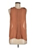 Elodie 100% Polyester Brown Sleeveless Blouse Size M - photo 1