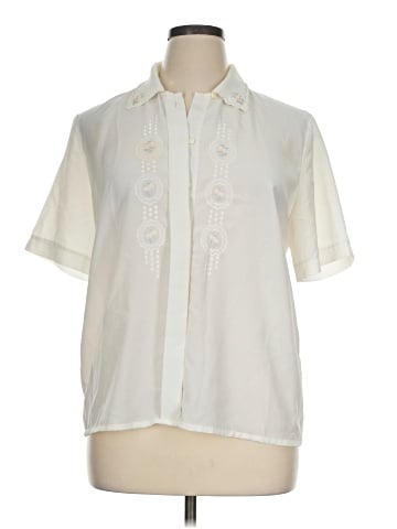 Christie & Jill Short Sleeve Blouse (view 1)