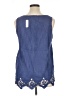 Soft Surroundings Blue Sleeveless Blouse Size XL - photo 2