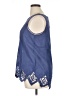Soft Surroundings Blue Sleeveless Blouse Size XL - photo 5