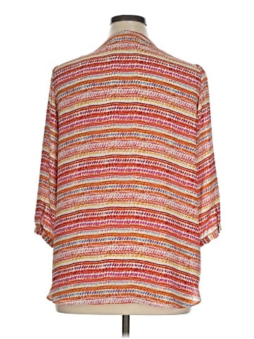 Rose + Olive 3/4 Sleeve Blouse (view 2)