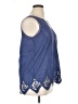 Soft Surroundings Blue Sleeveless Blouse Size XL - photo 4