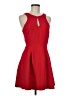 BCBGeneration 100% Polyester Solid Red Cocktail Dress Size 8 - photo 1