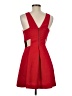 BCBGeneration 100% Polyester Solid Red Cocktail Dress Size 8 - photo 2