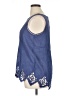 Soft Surroundings Blue Sleeveless Blouse Size XL - photo 5