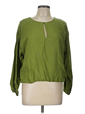 Ann Taylor Factory Long Sleeve Blouse (view 1)