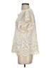 Democracy 100% Cotton Ivory Short Sleeve Blouse Size S - photo 5