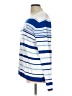 Talbots Outlet 100% Cotton Stripes Blue Pullover Sweater Size L - photo 5