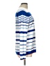 Talbots Outlet 100% Cotton Stripes Blue Pullover Sweater Size L - photo 4