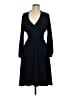 Moda International Solid Black Cocktail Dress Size M - photo 1