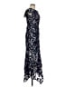 Xscape 100% Polyester Floral Blue Cocktail Dress Size 8 - photo 4