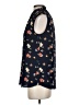 dalia Blue Sleeveless Blouse Size S - photo 5