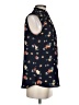 dalia Blue Sleeveless Blouse Size S - photo 4