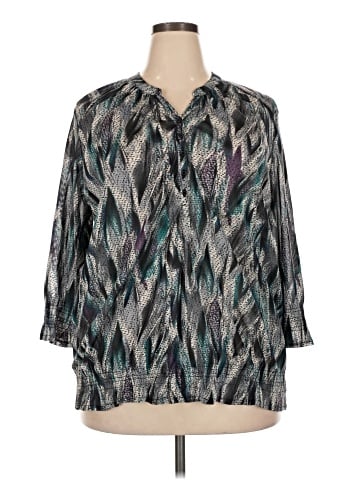 Fashion Bug 3/4 Sleeve Blouse (view 1)
