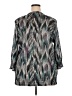 Fashion Bug Silver 3/4 Sleeve Blouse Size 2X - photo 2