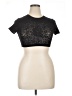 Aerie Black Short Sleeve Turtleneck Size XL - photo 1