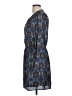 DR2 100% Polyester Paisley Blue Casual Dress Size L (estimated) - photo 5
