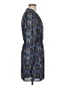 DR2 100% Polyester Paisley Blue Casual Dress Size L (estimated) - photo 4