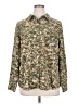 D&Co. Camo Green Long Sleeve Blouse Size XL - photo 1
