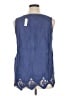 Soft Surroundings Blue Sleeveless Blouse Size XL - photo 2