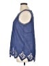 Soft Surroundings Blue Sleeveless Blouse Size XL - photo 5