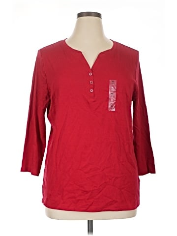 Karen Scott 3/4 Sleeve T-Shirt (view 1)