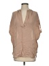 Vince. 100% Silk Tan 3/4 Sleeve Silk Top Size S - photo 1