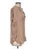 Vince. 100% Silk Tan 3/4 Sleeve Silk Top Size S - photo 4