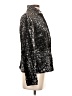 Elevenses Animal Print Silver Blazer Size 0 - photo 4