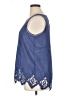 Soft Surroundings Blue Sleeveless Blouse Size XL - photo 5