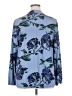 D&Co. Floral Blue 3/4 Sleeve Blouse Size XL - photo 2