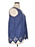 Soft Surroundings Blue Sleeveless Blouse Size XL - photo 4