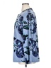 D&Co. Floral Blue 3/4 Sleeve Blouse Size XL - photo 5
